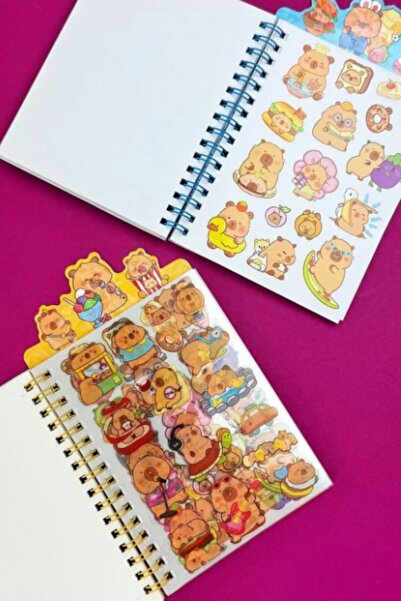 Ecrou دفتر ملاحظات بتصميم آلة بيع ذاتي على شكل كابيبارا