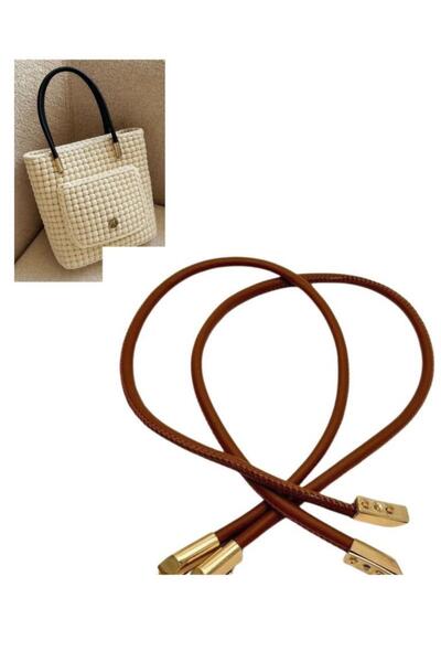angel çanta aksesuar 60 cm Tan Color Trend Model Double Bag Handle