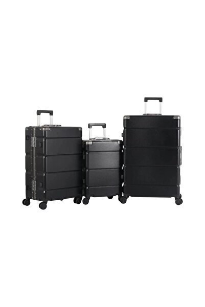CAPATAN Luxury Aluminum Luggage Set - 3 Pieces with Modern Design and Maximum Security