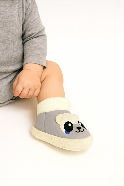 Shoebuo Baby and Child Figure Slippers with Non-Slip Soles, Cute House Boots, House Shoes