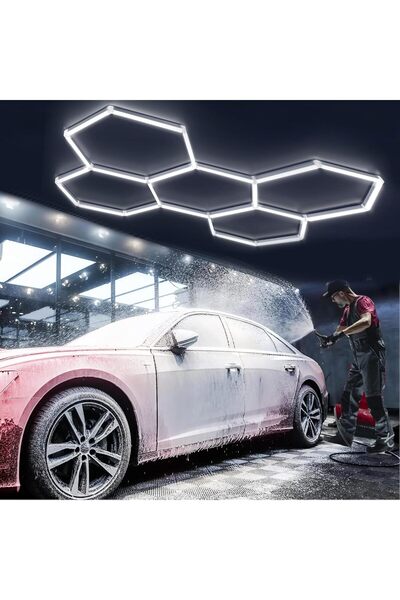 RFAN HoneyComb LED RFAN, 5 X Hexagon, Cold Light, 6500K, 192W