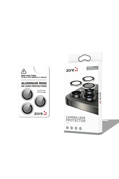 one depot only for quality life iPhone 17 Pro Max Compatible Premium Sapphire Anti-Fingerprint Anti-Reflective Camera Lens Protector