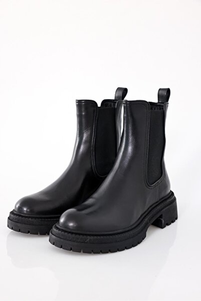 5in1Canpolat Black Chelsea Postal 23561