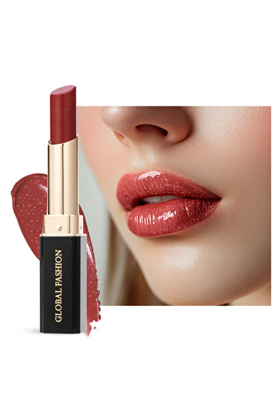 global fashion أحمر شفاه مرطب شفاف - 24 لونًا، يدوم طويلًا، مرطب، لمعان ناعم،...