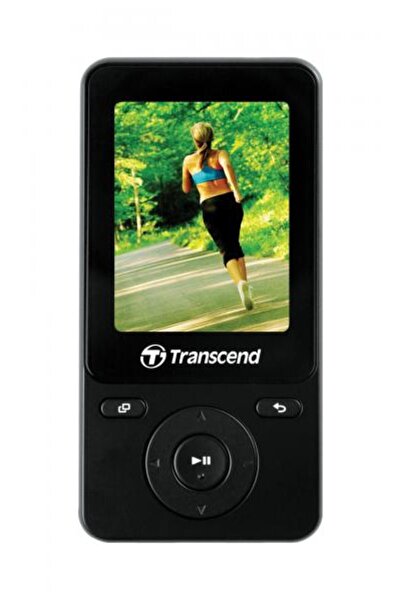 Transcend 8GB MP710 Digital Music Player w/ FM Radio, G-Sensor Step Counter - Black Edition