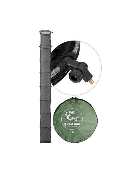 Baracuda Fishing Net N09, 4m Length, 40cm Diameter, -Light Mesh