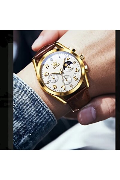 Feronnucci Erkek Kol Saati Deri Kordonlu ST630
