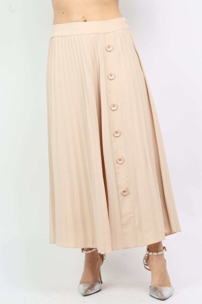 Nichii Pleated Midi Skirt