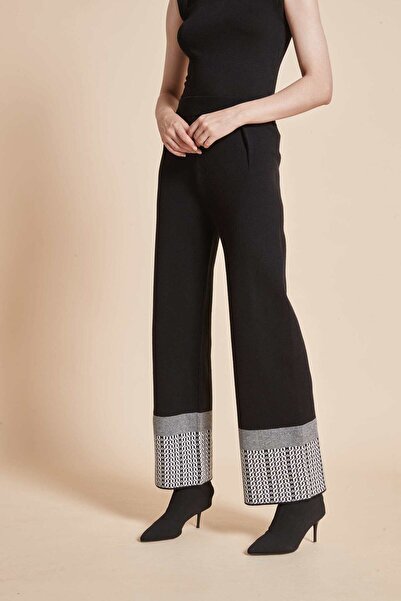 Yola Solid Full Length High-Waist Pants