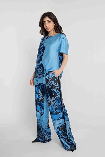DALYDRESS Floral Wide-Leg Pants