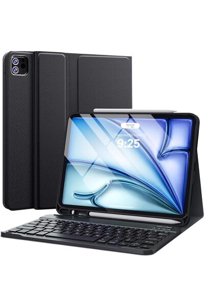 CHESONA Nara iPad Pro 11 Keyboard Case 2020 & 2018, Detachable Wireless Keyboard - PU Leather Folio