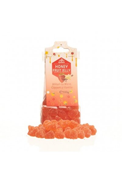 Apidava Jeleuri cu Miere, Capsuni si Vanilie, 100g,
