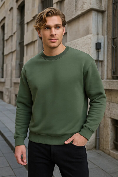 COMBİNE MİCHAİL Мъжка зимна блуза с дълъг ръкав, 3 части, с голям размер