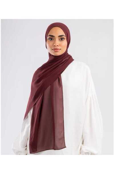 Hejab Fashion Plain crepe chiffon shawl (200cm * 70cm) by Levoal brand
