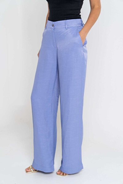 DALYDRESS Solid Wide-Leg Pants