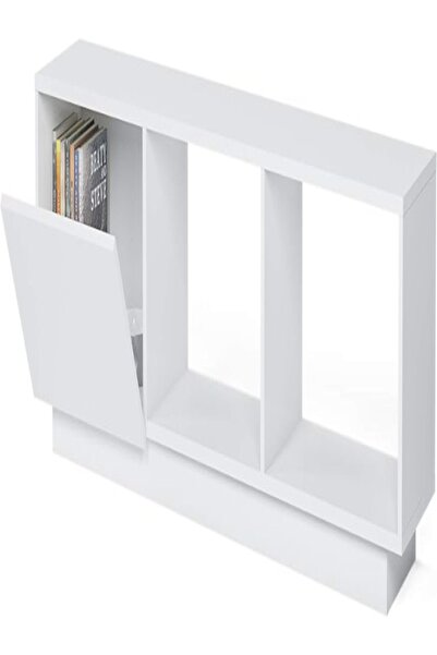 Modern home Modern TV Stand with High Gloss Finish | Low Profile Media Storage Cabinet - White