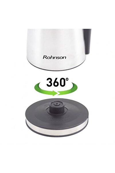 ROHNSON Electric kettle, 800W, stainless steel, 400ml, R992
