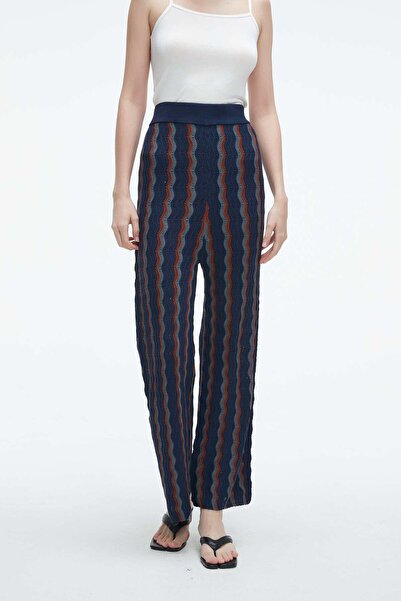 Yola Striped Full Length Pants