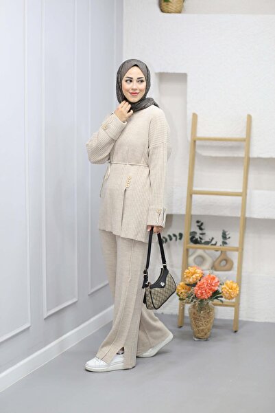 AVSARWEAR Buttoned Premium Fabric Knitwear Double Suit