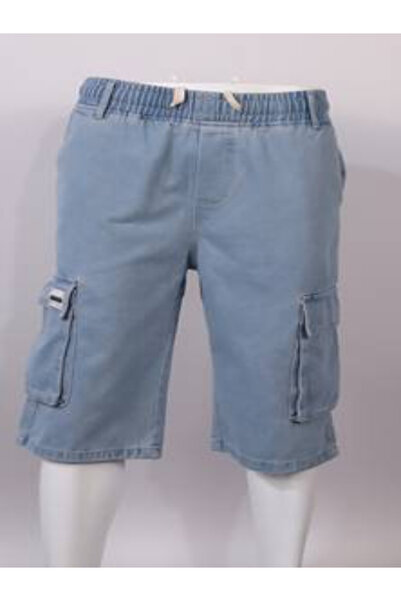 Red Planet Men’s Denim Bermuda Shorts with Multi Pockets – Casual