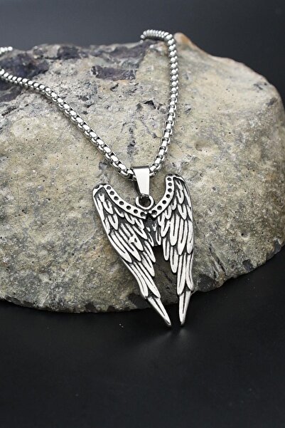 Prestige قلادة على شكل جناح من الفولاذ المقاوم للصدأ 902298