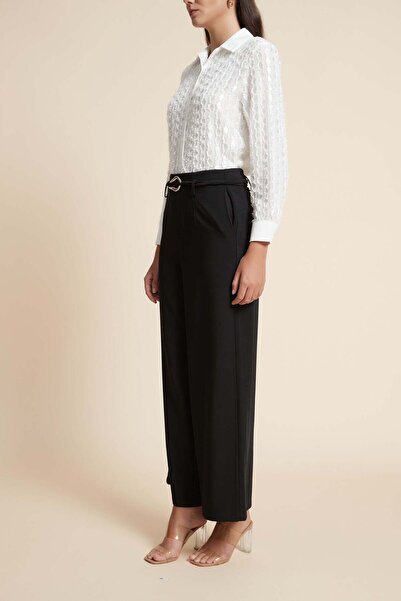 Yola Solid Wide-Leg Pants