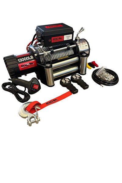 MXO VİNÇ P. 13000 LB ÇELİK HALATLI 12V KOLLU TAMBUR