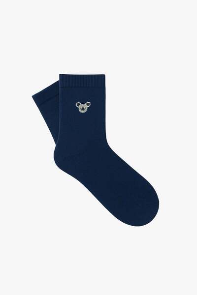 WWF Market Koala Bamboo Socks - Navy Blue