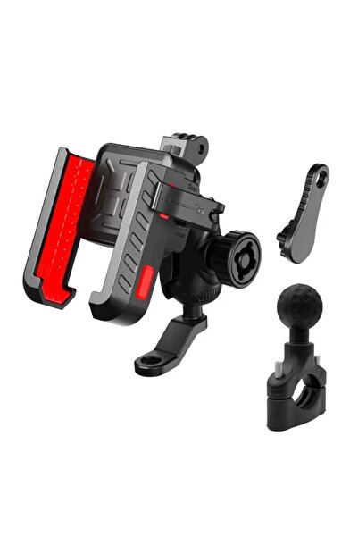 Asfal Titreşim Önleyicili 360° Dönebilen 2in1 Gidon ve Ayna Bağlantılı Motosi...