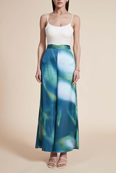 Yola Printed Wide-Leg Pants