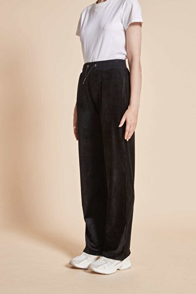 Yola Solid Drawstring Full-Length Pants