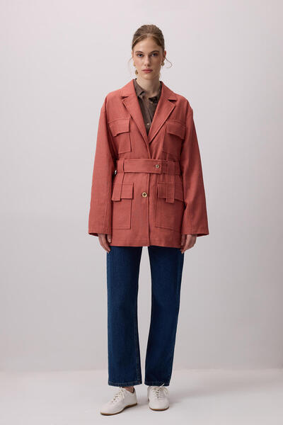 Touché Privé Cep Detail Textured Jacket
