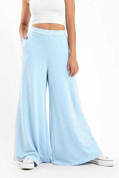CARINA Solid High-Waist Pants