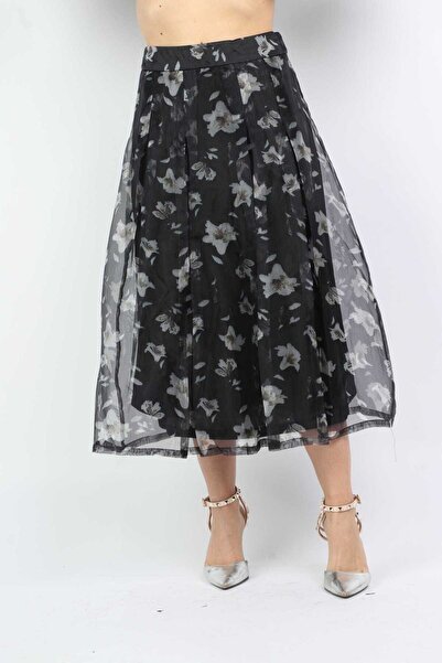 Nichii Printed Midi Skirt