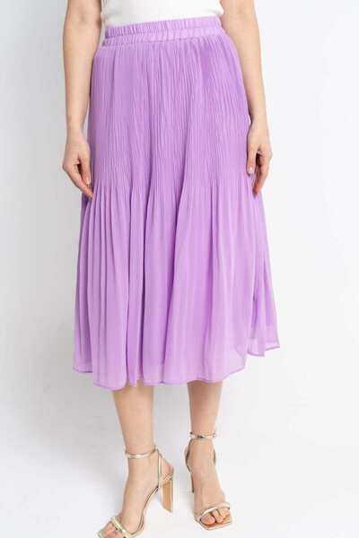 Nichii Pleated Midi Skirt