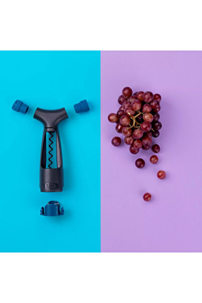 Tasty Multifunctional corkscrew 678384, Stainless steel, Blue