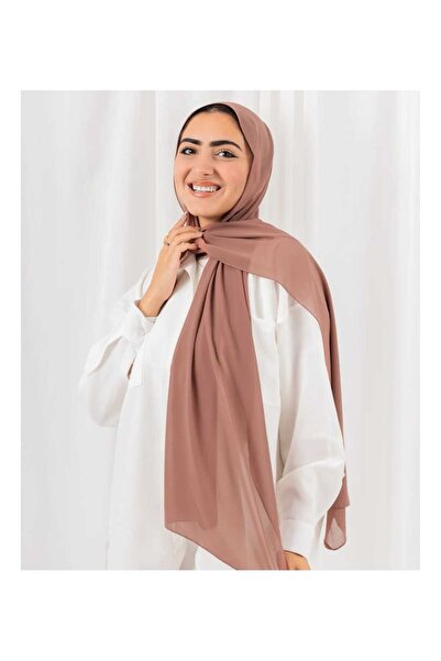 Hejab Fashion Plain crepe chiffon shawl (200cm * 70cm) by Levoal brand