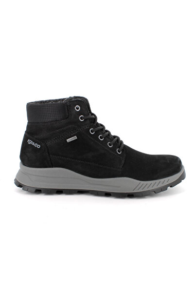 IGI&CO Men's Boots 8629833 Nabuk Gum Lana Goretex Nero