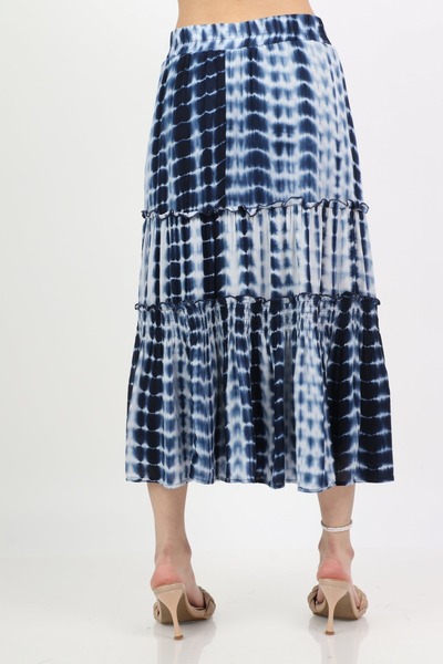 mica تنورة ميدي واسعة مكشكشة