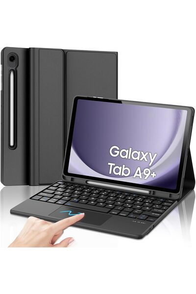 FOGARI Samsung Galaxy Tab A9 Plus Keyboard Case - Galaxy Tab A9+ Keyboard with Touchpad, QWERTY Keyb