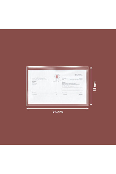 KARGOPEK Yapiskanli Seffaf Kargo Fatura Cebi 25*18 (1000 ADET)