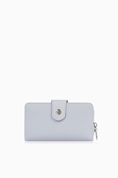 CENGİZ PAKEL Women's Wallet-Portfolio 65231m - Ice Blue