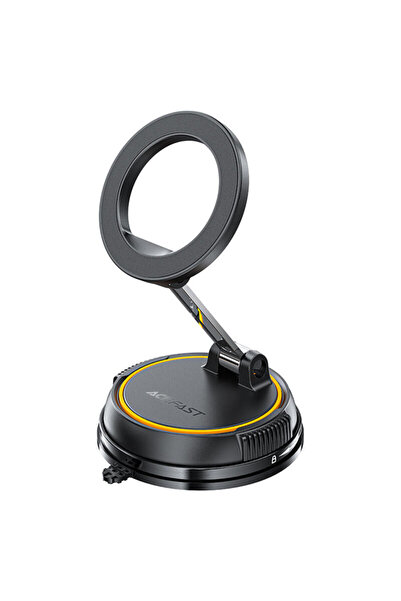 Acefast Suport telefon auto magnetic 360° D55, max 6.9", negru