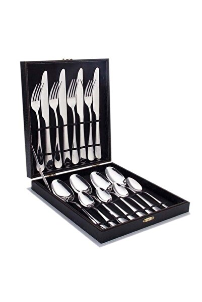 Arabest 16-Piece Stainless Steel Cutlery Set With No Texture On The Surface Kitchen Utensil Set Tablewar