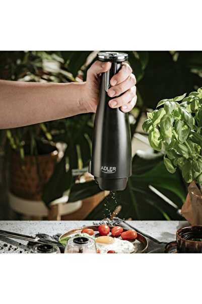 adler Râșnițe electrice AD 4449B, 3 buc, 150 ml, USB, Li-Ion 1500mAh, Lame ceramice, Negre