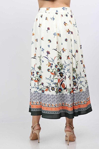 Nichii Floral Embroidered Maxi Skirt