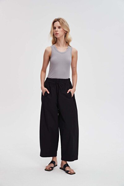 Livia بنطال واسع الساق برباط