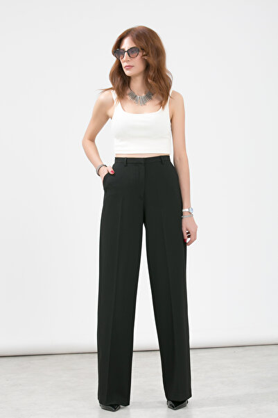 LA PANTE بنطلون منسوج بتصميم بوتشي باتشي