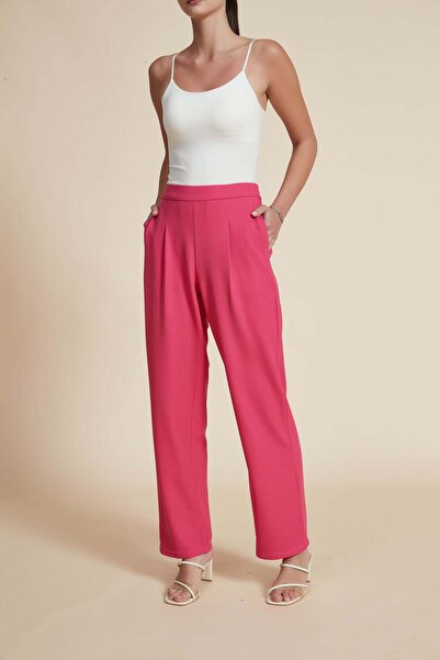 Yola بنطلون طويل بخصر مرتفع