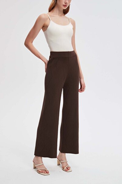 mica Wide-Leg Ribbed Pants